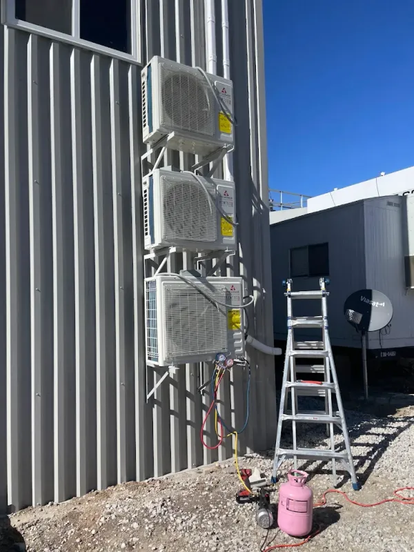 Completed ductless mini split installation in Texas — job 9